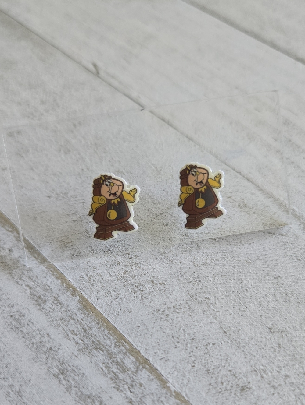 Disney Pixar Epoxy Studs - Beauty And The Beast